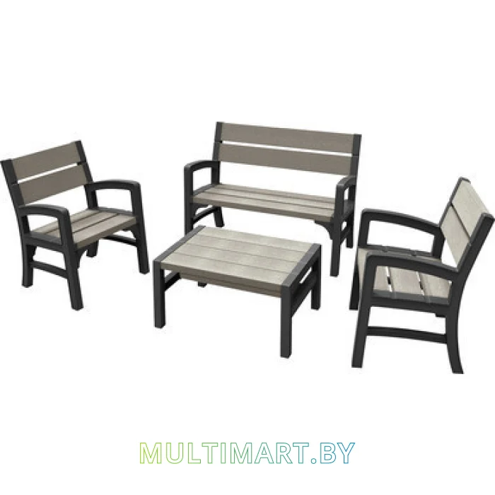 Набор садовой мебели Keter Montero WLF Bench Set
